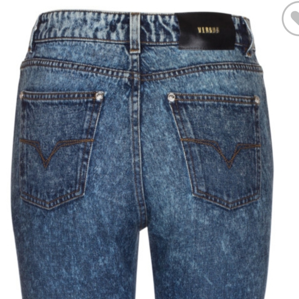 Versus by Versace, boyfriend style jeans,new,sz 28 - Picture 3 of 9